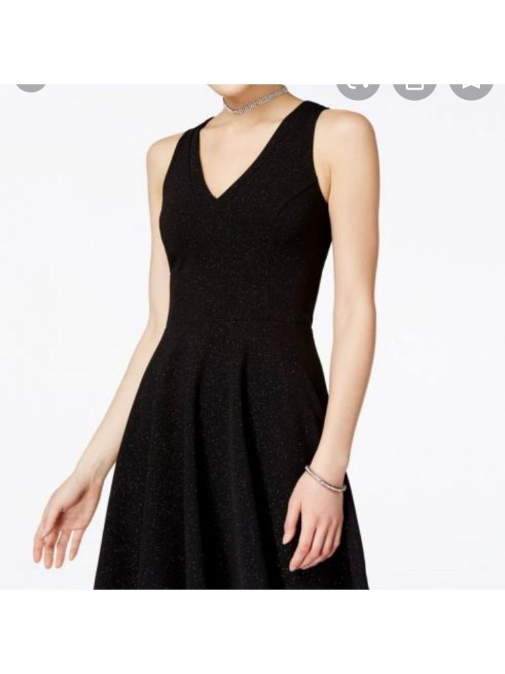 Isaac MIZRAH NYC LBD. Classic fit and flare black dress.
